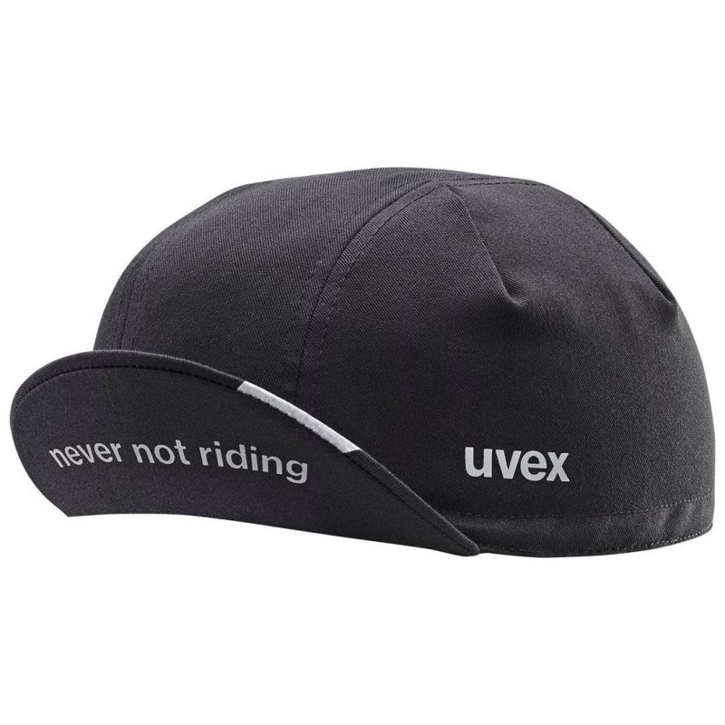 Uvex cycling cap (black, size S–M)