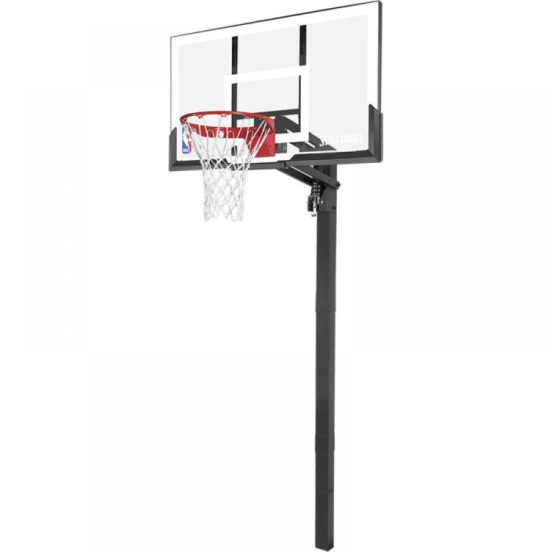 Height-Adjustable Spalding NBA Gold Basketball Hoop Set – 881365CN