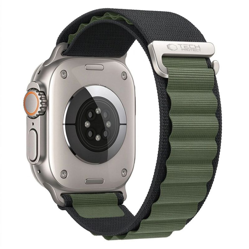 Tech-Protect Nylon Pro Strap for Apple Watch 44 / 45 / 46 / 49 mm – green