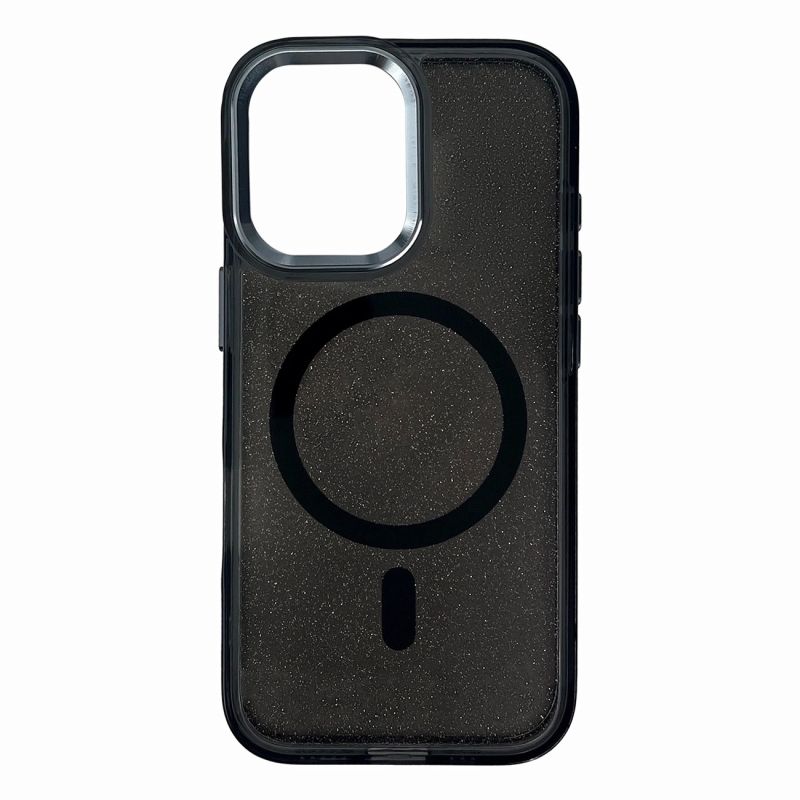 Glitter Case MagSafe Compatible for iPhone 17 Pro Max - Black