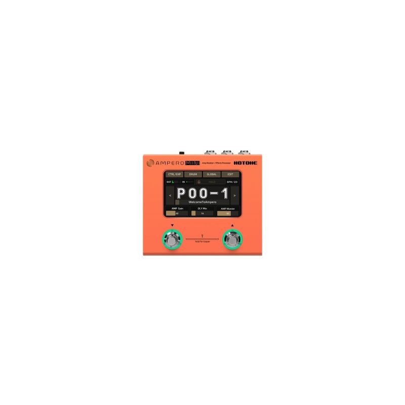 Hotone Ampero Mini (Orange) - guitar multi-effect