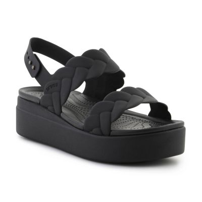 Crocs Sandali Brooklyn Woven Low Wedge