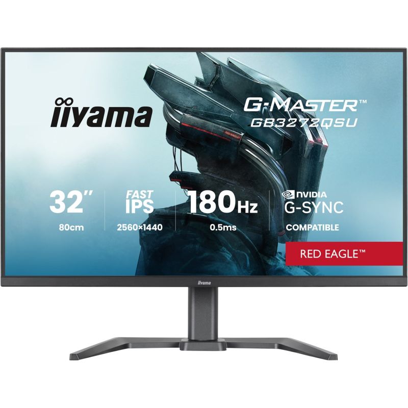 iiyama G-MASTER GB3272QSU-B1 computer monitor 80 cm (31.5") 2560 x 1440 px Quad HD LED Black
