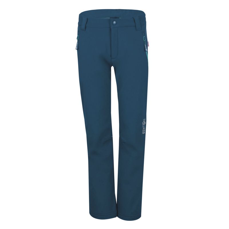 Trollkids Kids Fjell Softshell Pant blue (117-142)