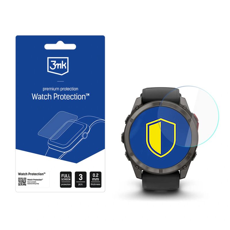 3mk Watch Protection ARC Smartwatch Screen Protector for Garmin Fenix 8 Pro 51 mm (Amoled, MicroLED)