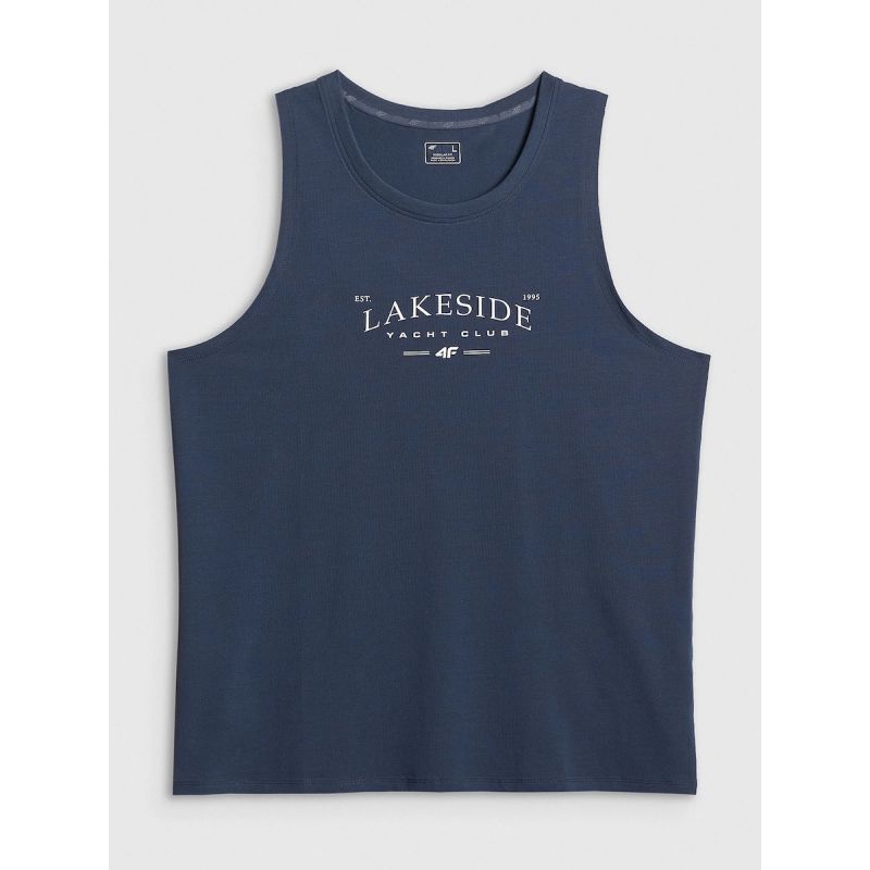 4f Maglietta regular sleeveless with print