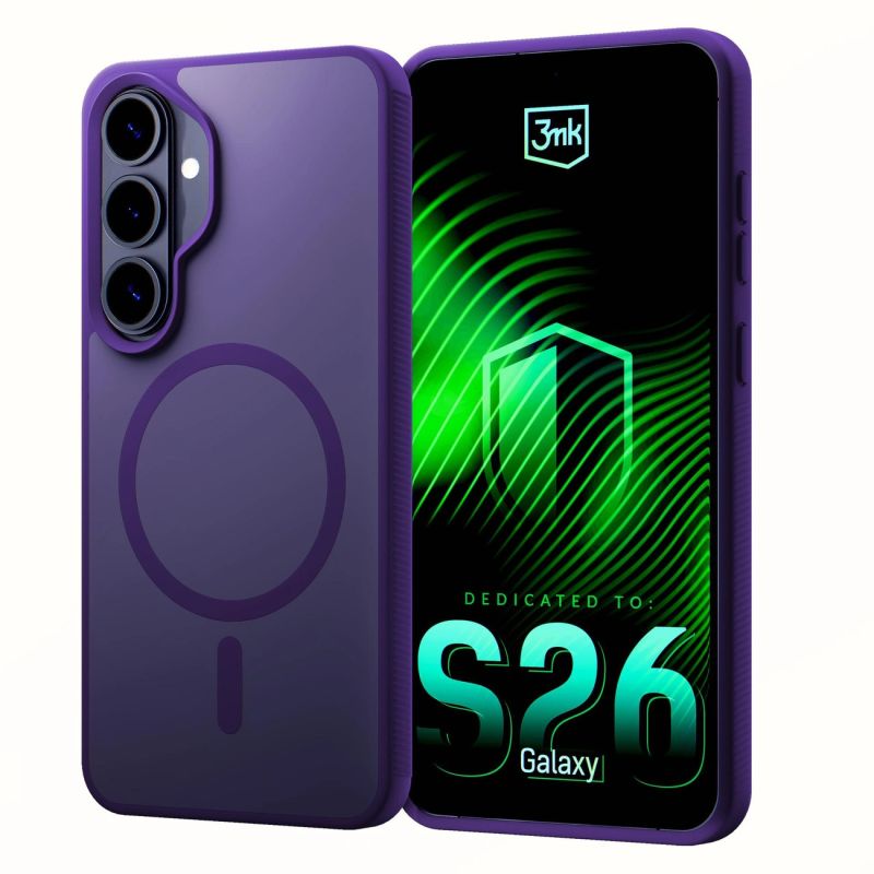 3mk Smoke MagCase for Samsung Galaxy S26+ - purple