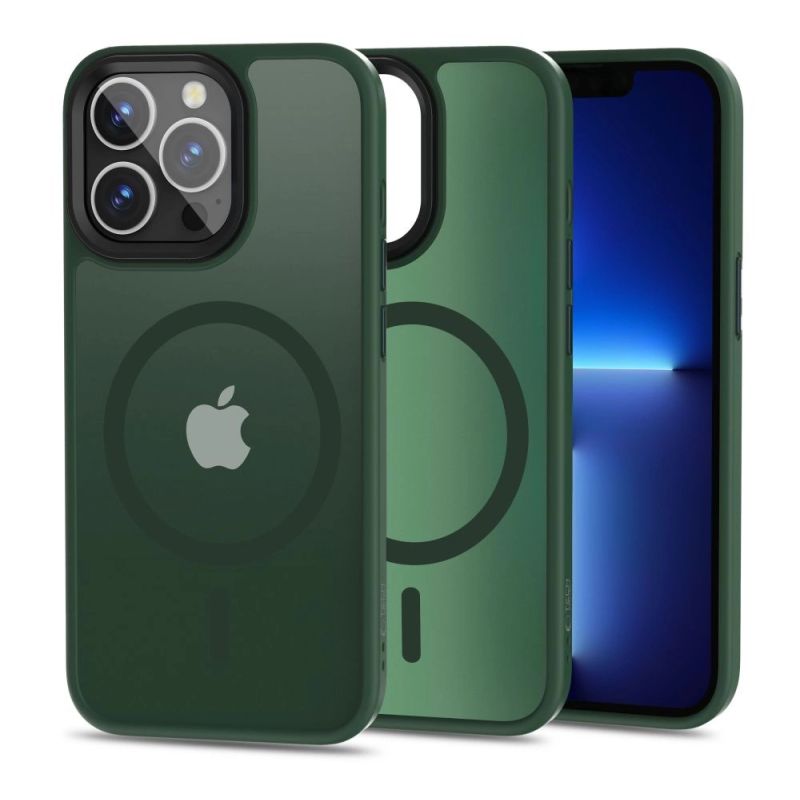 Tech-Protect MagMat MagSafe iPhone 13 Pro Case - Matte Green