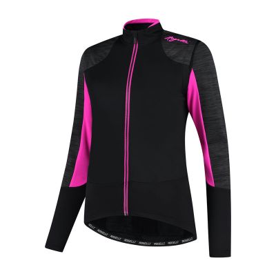 Rogelli Giacca winter glory black-pink