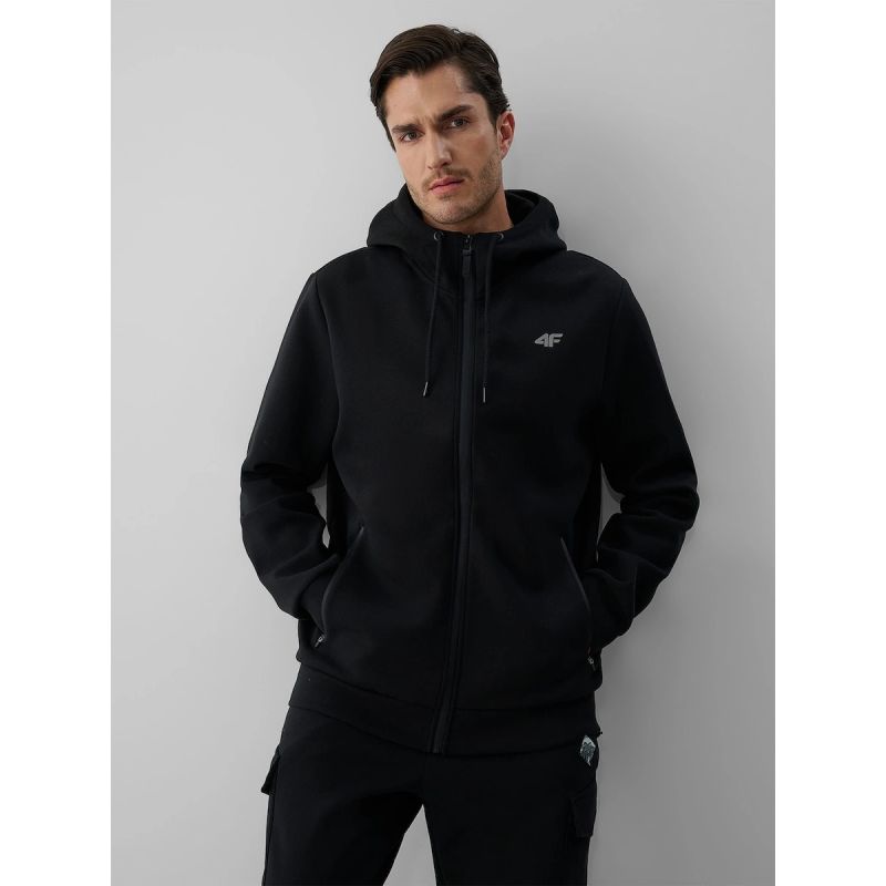 Men's regular hooded sweatshirt 4F 4FKAW26TSWSM3182-20S