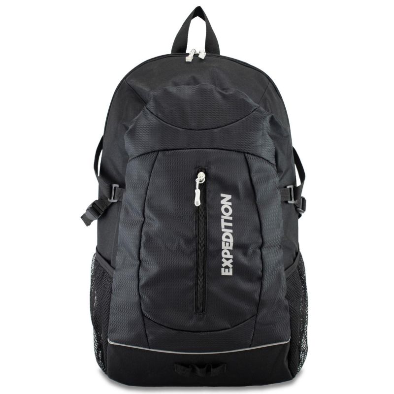 Black Trekking Backpack SEMI LINE