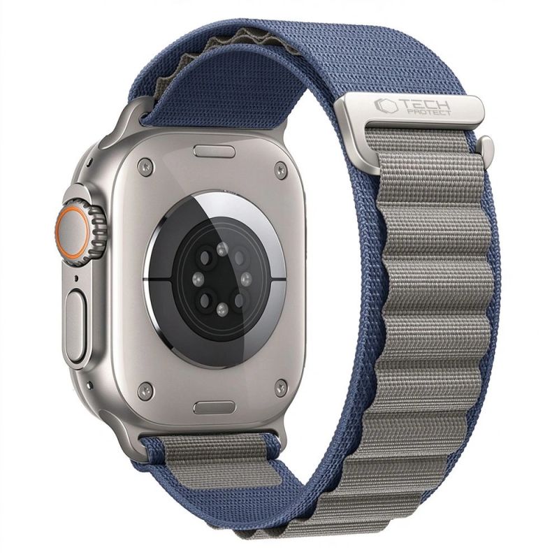 Tech-Protect Nylon Pro Band for Apple Watch 44 / 45 / 46 / 49 mm – Navy Grey