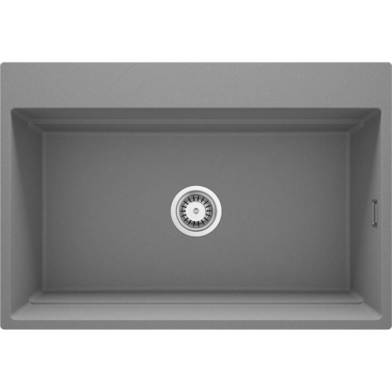 Single-bowl magnetic granite sink