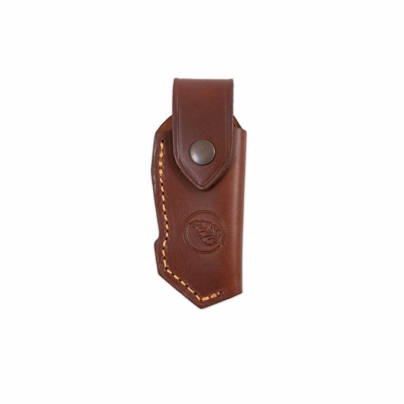 Casström Lars Fält Folder Knife Sheath, Cognac