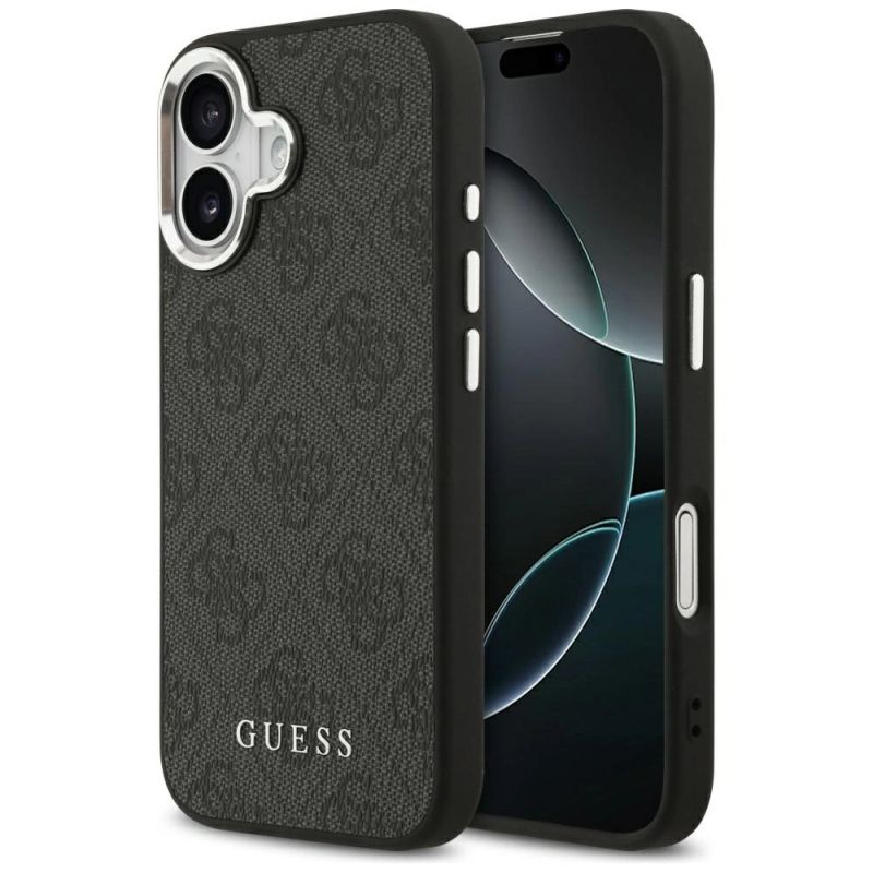 Guess 4G Classic Logo MagSafe case for iPhone 17 - black