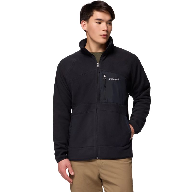 Columbia Fast Trek Overlay Full Zip Fleece 2135691010 Black L