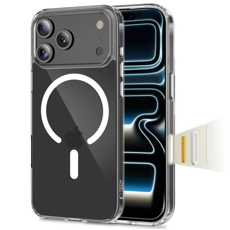 Tech-Protect Flexair Hybrid CC MagSafe Case for iPhone 17 Pro Max - Clear