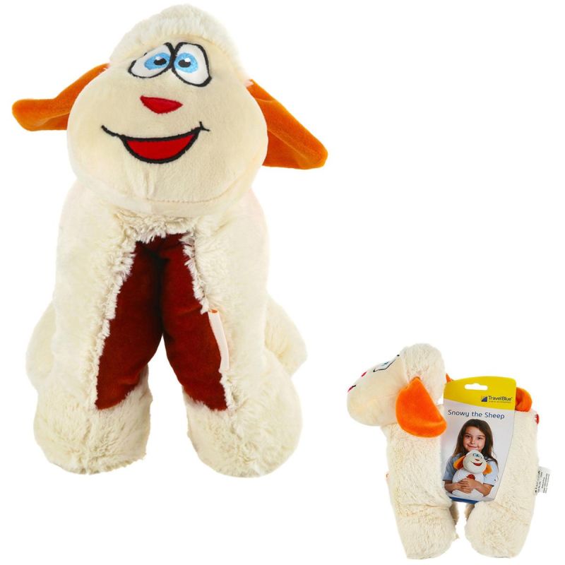 TRAVEL BLUE Children’s Travel Pillow SHEEP SNOWY