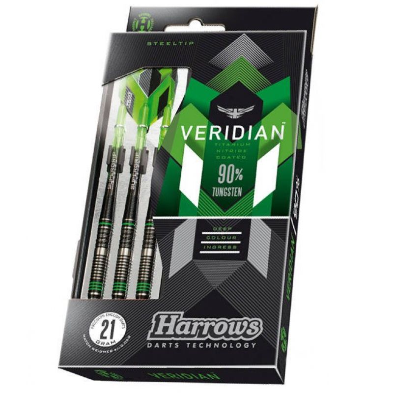 Harrows Veridian 90% Steeltip ..
