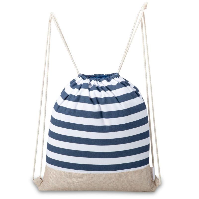 PREMIUM DRAWSTRING BACKPACK WITH PRINT SEMI LINE