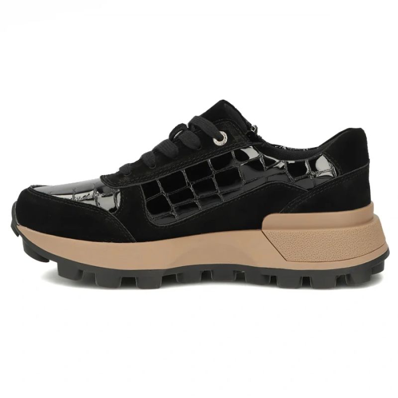 Filippo Sneakers patent leather wedge