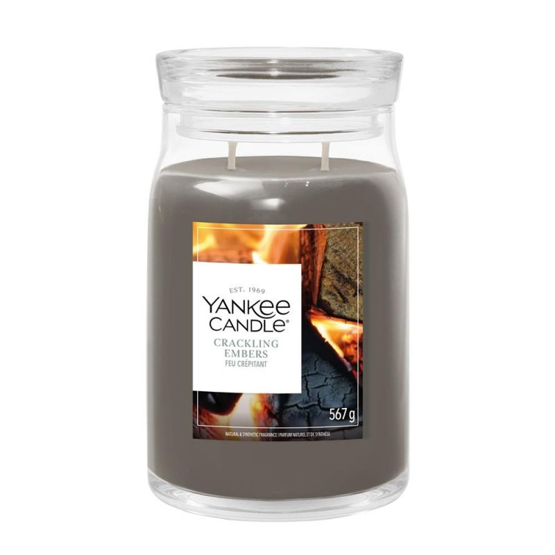 Large CRACKLING EMBERS YANKEE Candle