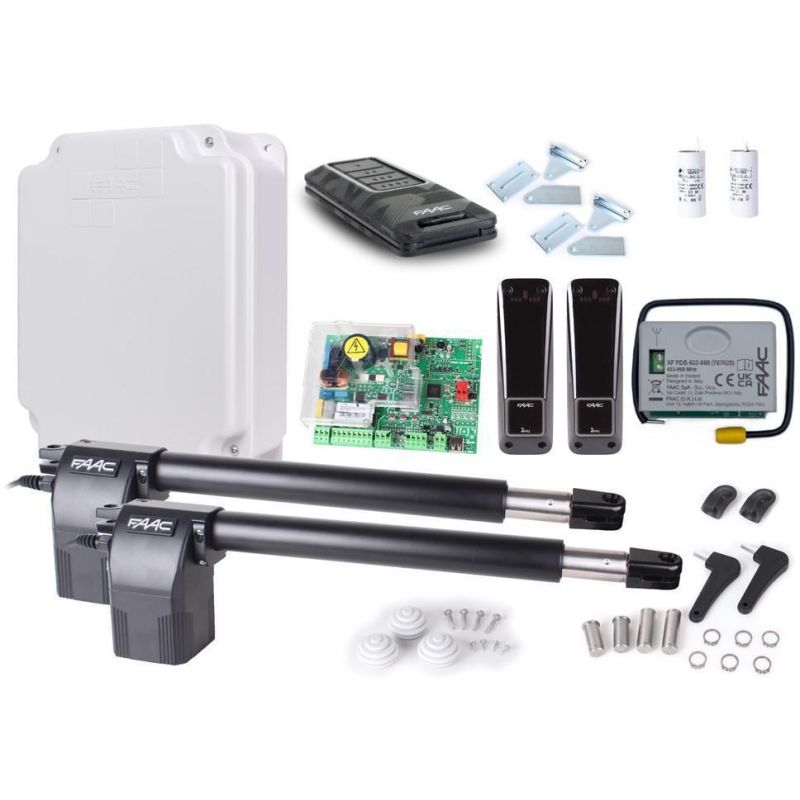 Alfa Long FDS - FAAC 414 kit for 10m double-leaf gates