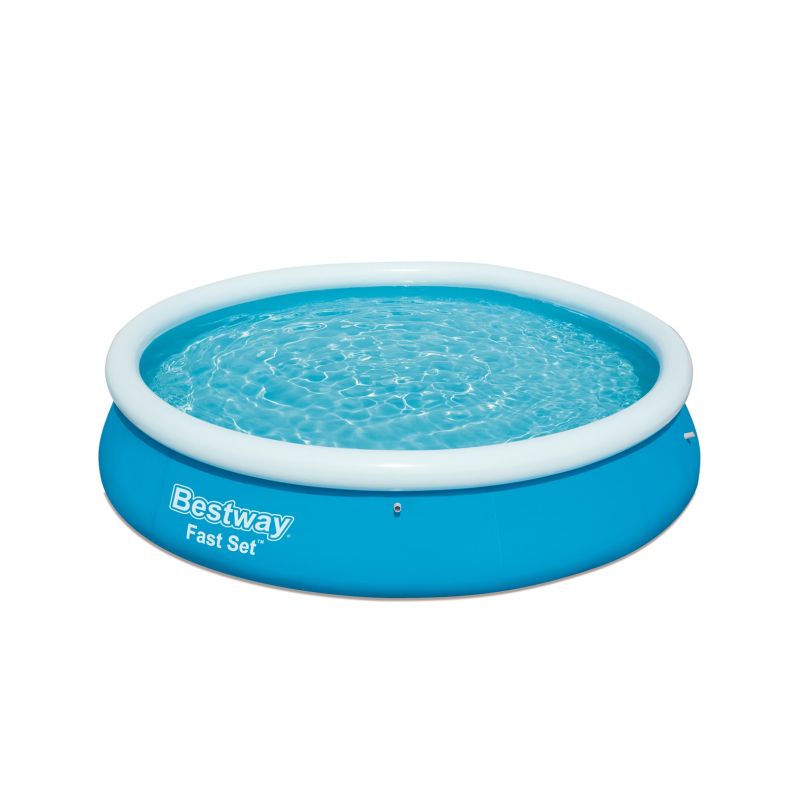 Bestway Fast Set 57273 outdoor above ground pool Inflatable pool Circle-shaped 5377 l Blue