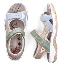 Rieker Sandali Comfortable sports with Velcro colorful Rieker
