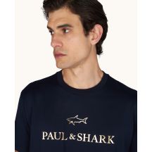 Paul&Shark Maglietta Cotton and Classic Cut, Logo