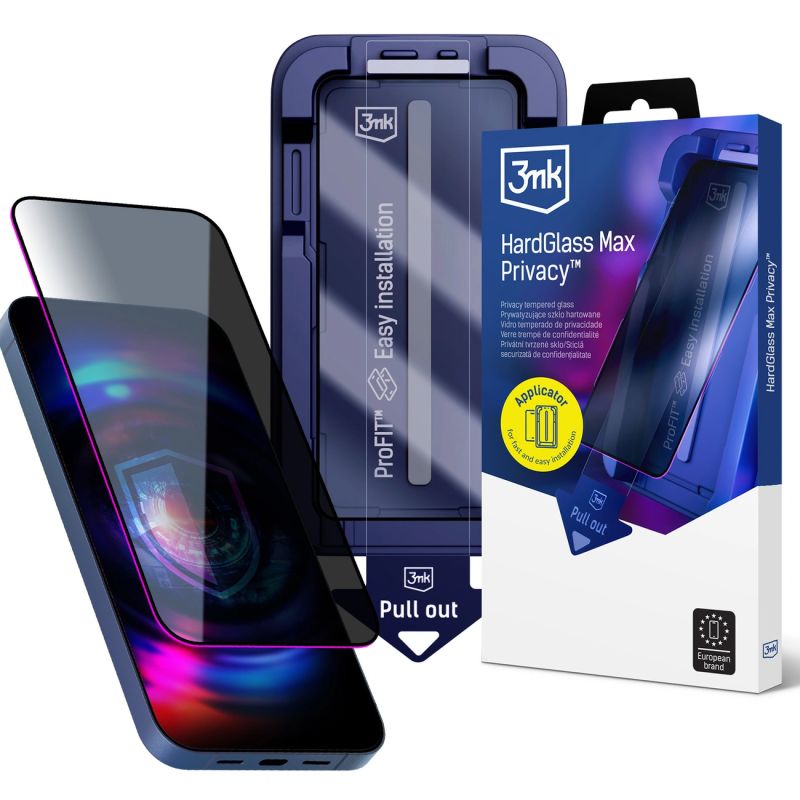 3mk Hardglass Max Privacy Privacy Glass for iPhone 17 Pro