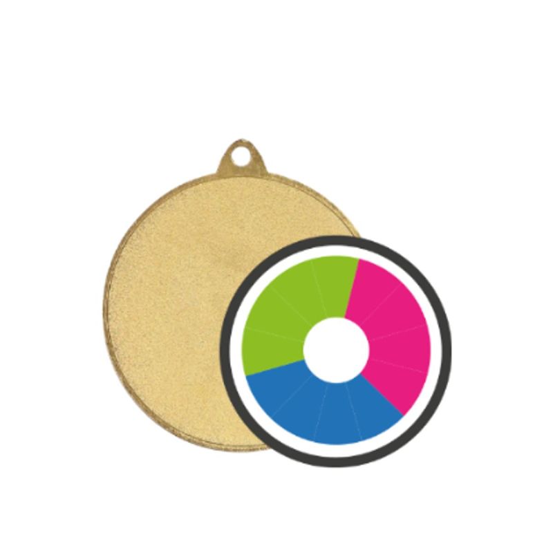 Metal Medal with Colour Print LuxorJet