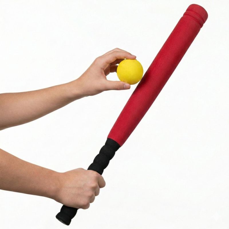 JUNIOR BASEBALL BAT 54CM SOFT RED