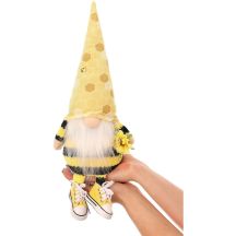 Saska Garden Sneakers snow gnome sitting drone in spring decoration