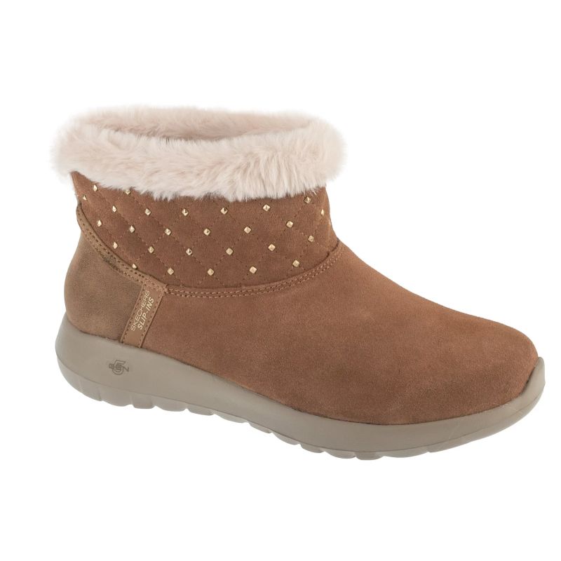 Skechers Slip-Ins: On-The-Go Joy - Cozy Shimmer 144816-CSNT Brown 36