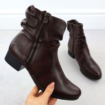 Rieker Stivali leather high-heeled ankle Rieker