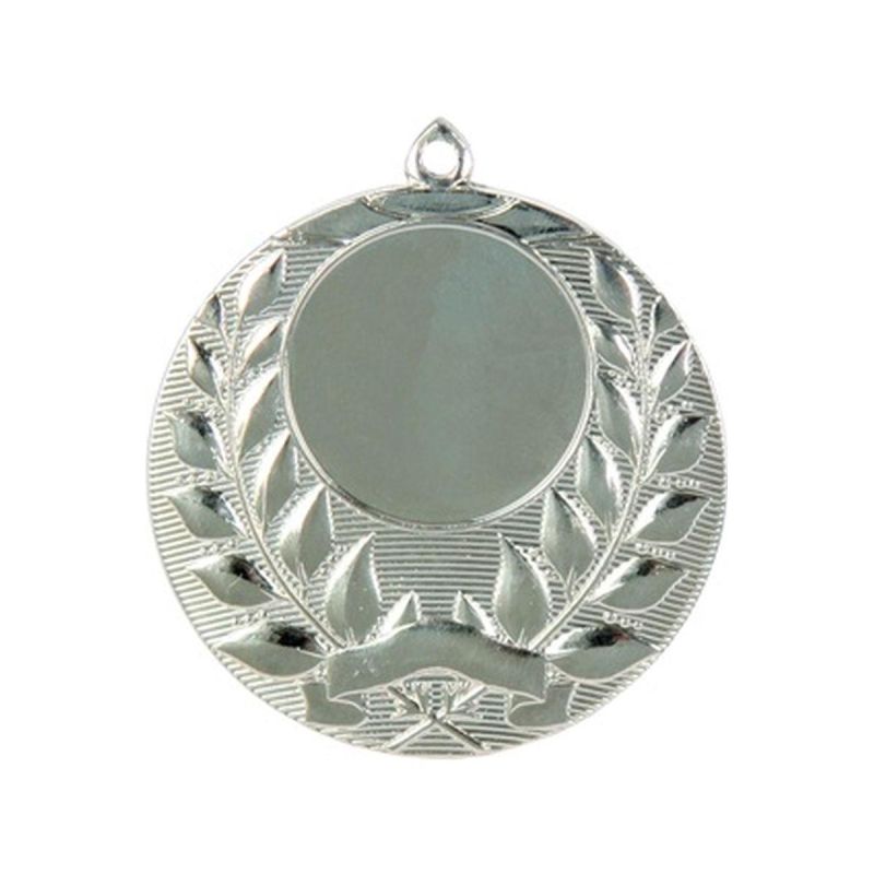 Silver general medal with space for a 25 mm emblem - steel medal