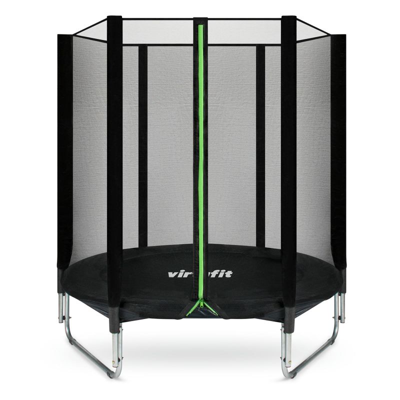 VIRTUFIT TRAMPOLINE WITH SAFETY NET – BLACK – 183 CM