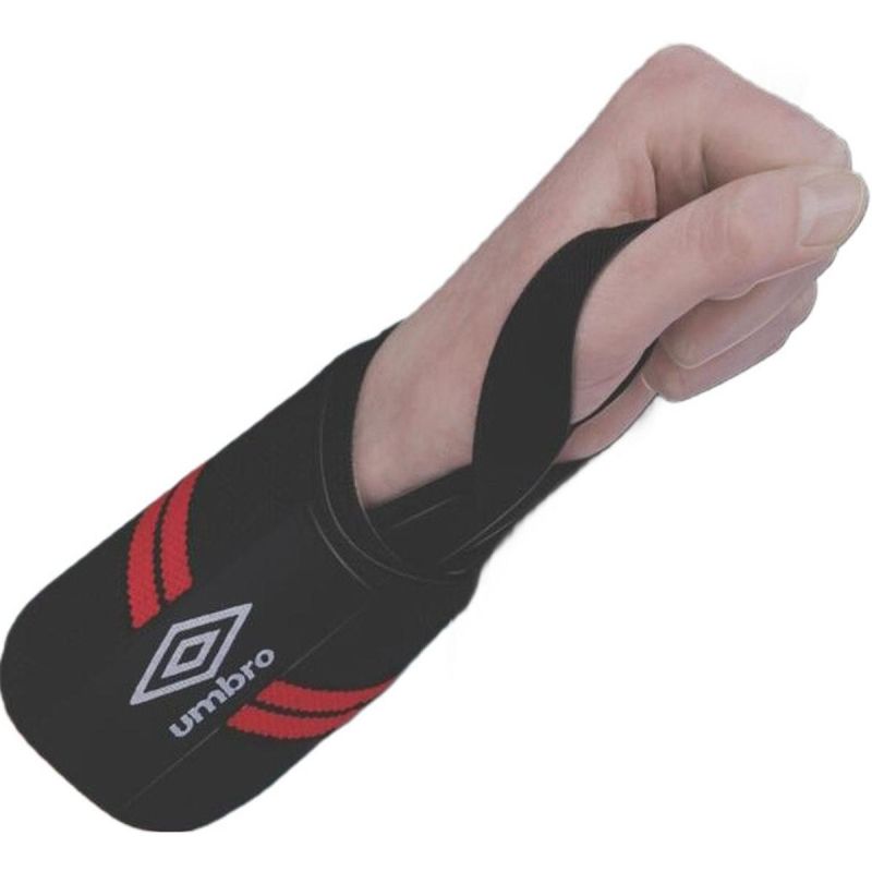 ELASTIC WRIST BAND SET 2 PCS UMBRO RED