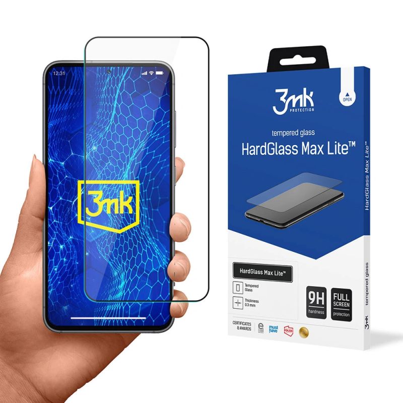 9H 3mk HardGlass Max Lite™ Glass for Samsung Galaxy S24+