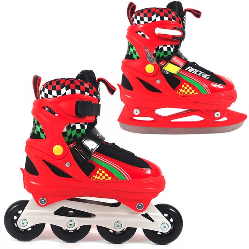 Roller skates with replaceable..