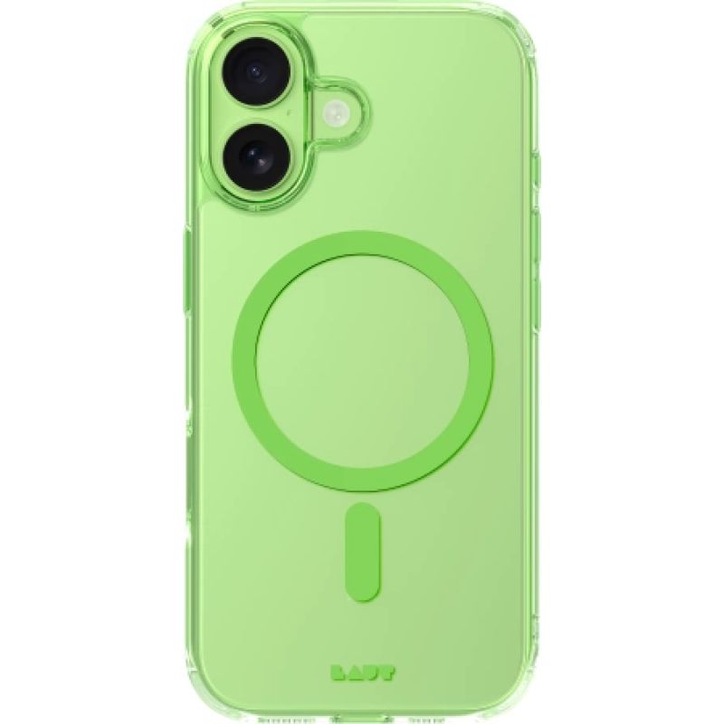 Laut Crystal Fluro MagSafe Case for iPhone 17 - Green