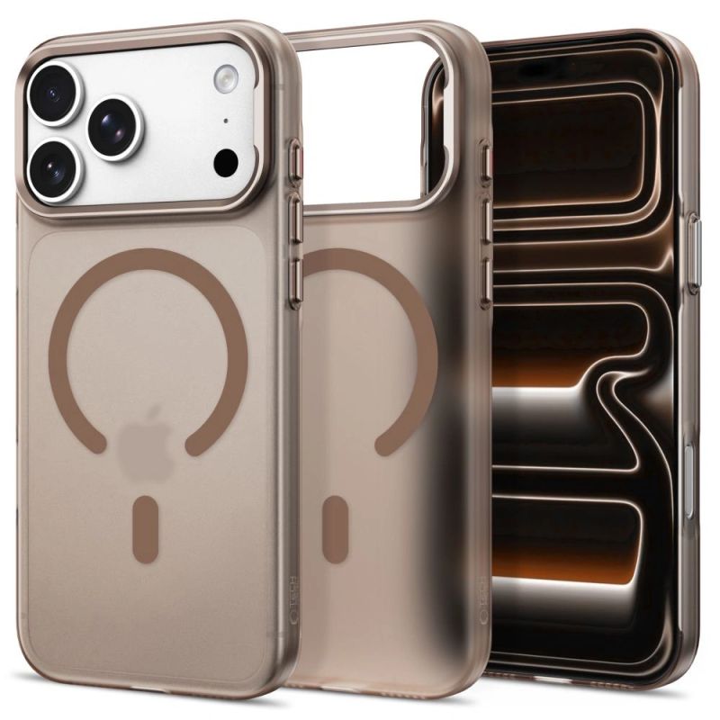 Tech-Protect MagZero MagSafe Case for iPhone 17 Pro Max / 18 Pro Max - Matte Brown