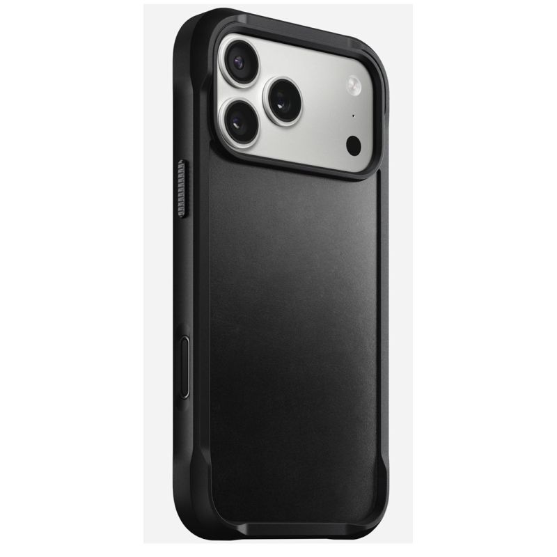 Nomad Rugged Leather Case for 17.5 cm (6.9") Mobile Phone Black