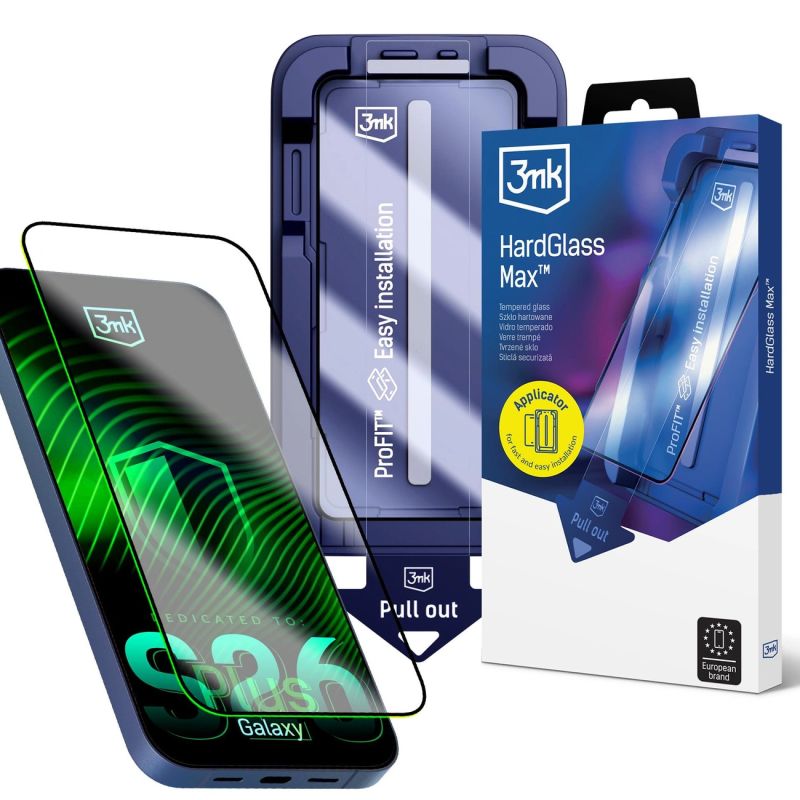 3mk HardGlass Max tempered glass for Samsung Galaxy S26+