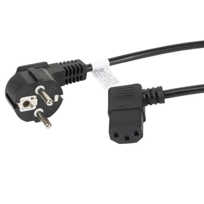 Lanberg CA-C13C-12CC-0018-BK cable (C13 / IEC C13 / IEC 320 C13 F - Schuko M; 1.8m; black)