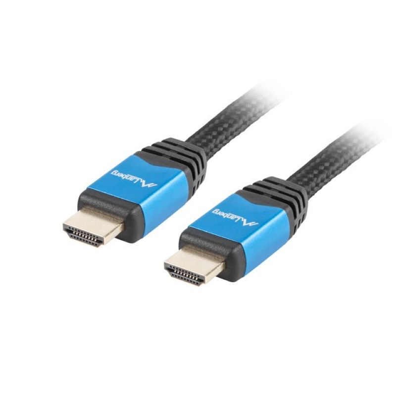Lanberg Premium CA-HDMI-20CU-0030-BL cable (HDMI M - HDMI M; 3m; black)