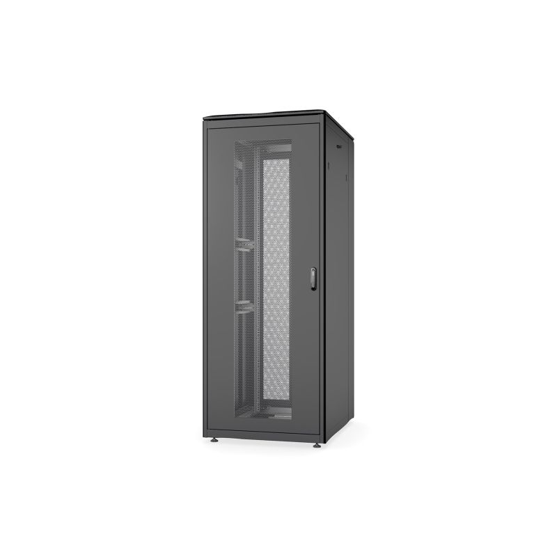 Digitus Unique 19" 42U rackmount network cabinet, 800x1000mm, glass front door, gray, 800kg