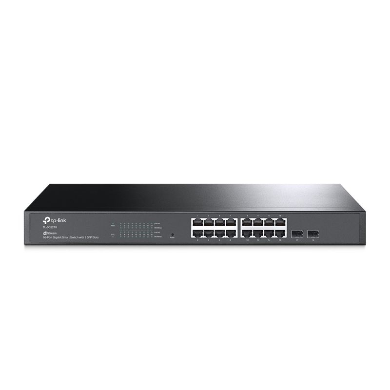 TP-Link JetStream TL-SG2218 Managed Network Switch L2/L2+ Gigabit Ethernet (10/100/1000) 1U Black