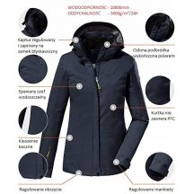 Killtec Giacca KOS WMN jckt for spring/summer, waterproof,